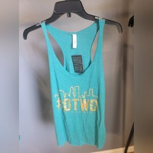 Teal Jacksonville Jaguar racerback tank top